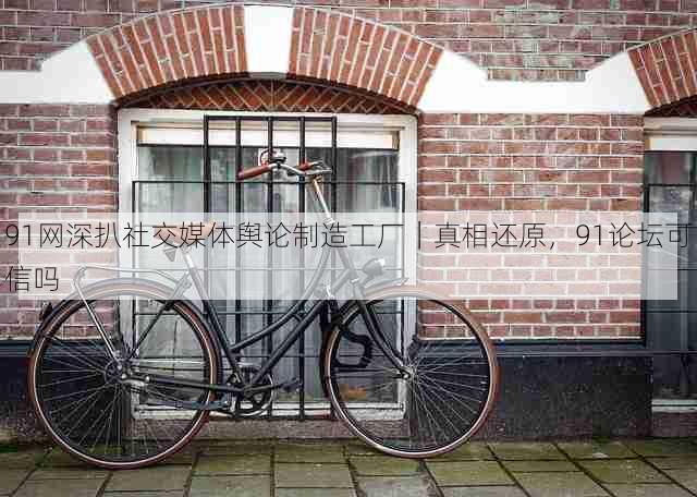 91网深扒社交媒体舆论制造工厂|真相还原,91论坛可信吗