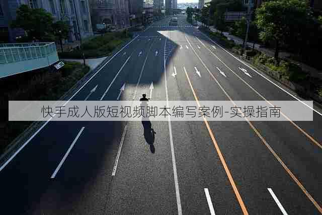 快手成人版短视频脚本编写案例-实操指南